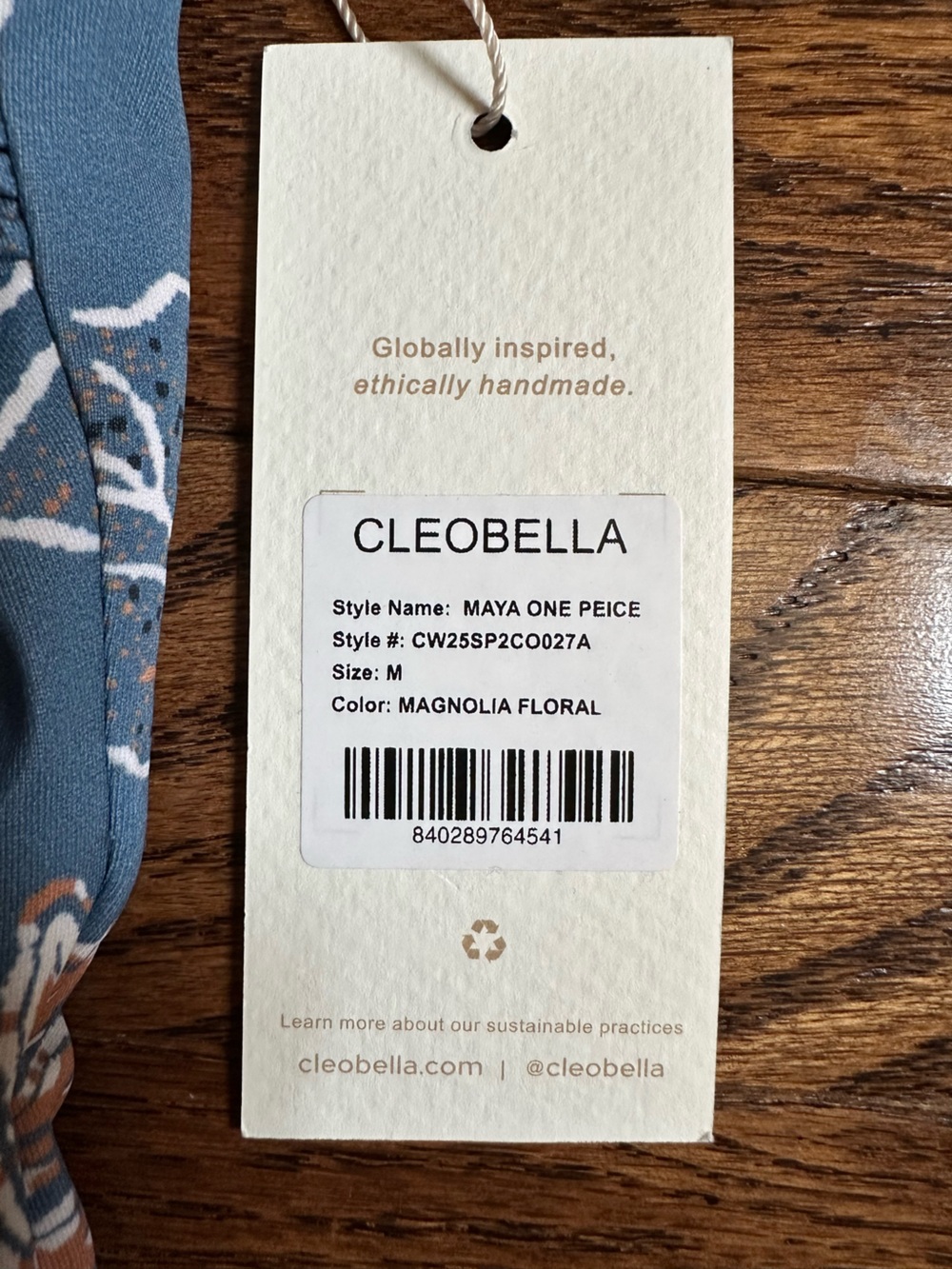 NWT Cleobella Maya One Piece Magnolia Floral Swimsuit Size M - Picture 7 of 10